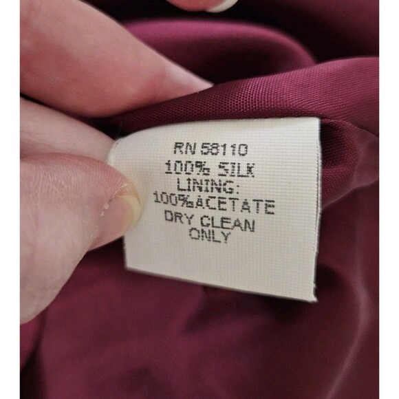 David Meister NWT Silk Floral Sheath Dress V-neck Sz 6 Made In The USA - Picture 10 of 10